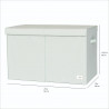 Cufar pliabil pentru camera copiilor, material reciclat Green, 3 Sprouts