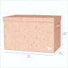 Cufar pliabil pentru camera copiilor, material reciclat Terrazzo Clay, 3 Sprouts
