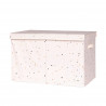 Cufar pliabil pentru camera copiilor, material reciclat Terrazzo Cream, 3 Sprouts