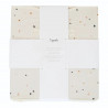 Cufar pliabil pentru camera copiilor, material reciclat Terrazzo Cream, 3 Sprouts