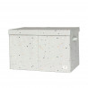 Cufar pliabil pentru camera copiilor, material reciclat Terrazzo Green, 3 Sprouts