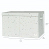 Cufar pliabil pentru camera copiilor, material reciclat Terrazzo Green, 3 Sprouts