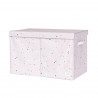 Cufar pliabil pentru camera copiilor, material reciclat Terrazzo Grey, 3 Sprouts