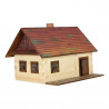 Set constructie arhitectura Casa din busteni, 100 piese din lemn, Walachia