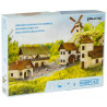 Set constructie arhitectura Turn de observatie, 124 piese din lemn, Walachia
