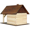 Set constructie arhitectura Fierarie, 86 piese din lemn, Walachia