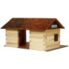 Set constructie arhitectura Gara mica, 115 piese din lemn, Walachia