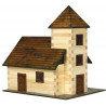 Set constructie arhitectura Biserica, 213 piese din lemn, Walachia