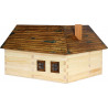 Set constructie arhitectura Casuta ideala, 154 piese din lemn, Walachia