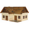 Set constructie arhitectura Casuta ideala, 154 piese din lemn, Walachia