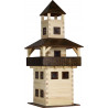 Set constructie arhitectura Turn, 276 piese din lemn, Walachia