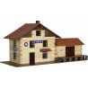 Set constructie arhitectura Gara, 213 piese din lemn, Walachia