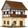 Set constructie arhitectura Granar cu grinzi, 115 piese din lemn, Walachia