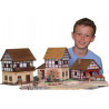 Set constructie arhitectura Granar cu grinzi, 115 piese din lemn, Walachia