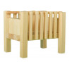 Set de construit Obiecte de mobilier, 128 piese din lemn, Walachia