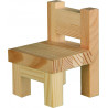 Set de construit Obiecte de mobilier, 128 piese din lemn, Walachia