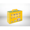 Set constructie arhitectura Vario Massive Mini, 91 piese mari din lemn, Walachia