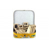 Set constructie arhitectura Vario Suitcase, 72 piese din lemn, Walachia