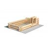 Set constructie arhitectura Vario Suitcase, 72 piese din lemn, Walachia
