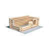 Set constructie arhitectura Vario Suitcase, 72 piese din lemn, Walachia