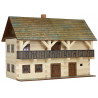 Set constructie arhitectura Casa magistratului, 298 piese din lemn, Walachia