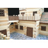 Set constructie arhitectura Castel, 607 piese din lemn, Walachia