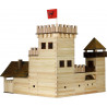 Set constructie arhitectura Castel, 607 piese din lemn, Walachia
