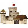 Set constructie arhitectura Castel, 607 piese din lemn, Walachia