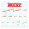 Set gama Construct format din 67 piese, pentru construit masini, animale si alte modele, Walachia