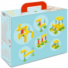 Set gama Construct Mini format din 44 piese, pentru construit masini, animale si alte modele, Walachia
