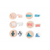 Puzzle cu forme de animale, BS Toys
