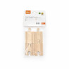 Set extensii sine din lemn pentru trenulete, 4 buc, drepte mini,Viga