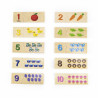 Set puzzle Potriveste numarul, Viga