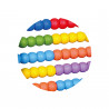 Abac colorat din lemn, Viga