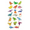 Set dinozauri magnetici din lemn 20 buc, Viga