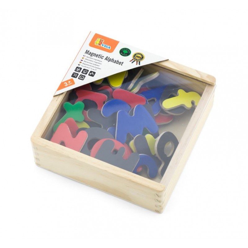 Jucarii Magnetice - Set litere magnetice (52 piese), Viga