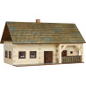 Set constructie arhitectura Casa de la tara, 174 piese din lemn, Walachia