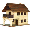 Set constructie arhitectura Primarie medievala, 194 piese din lemn, Walachia