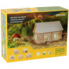 Set constructie arhitectura Vario, 72 piese din lemn, Walachia