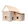 Set constructie arhitectura Vario XL, 184 piese din lemn, Walachia