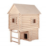 Set constructie arhitectura Vario XL, 184 piese din lemn, Walachia