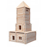 Set constructie arhitectura Vario XL, 184 piese din lemn, Walachia