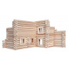 Set constructie arhitectura Vario XL, 184 piese din lemn, Walachia