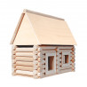 Set constructie arhitectura Vario XL, 184 piese din lemn, Walachia