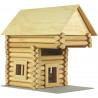 Set constructie arhitectura Vario Box, 450 piese din lemn (VARIO + XL + FORT), Walachia