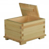 Set de construit Cufere cu capac, 92 piese din lemn, Walachia