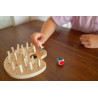 Joc de memorie Pensule colorate, BS Toys