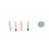 Joc de memorie Pensule colorate, BS Toys
