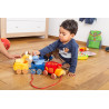 Trenulet Safari din plus cu animalute, PlayQ Sigikid