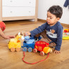 Trenulet Safari din plus cu animalute, PlayQ Sigikid
